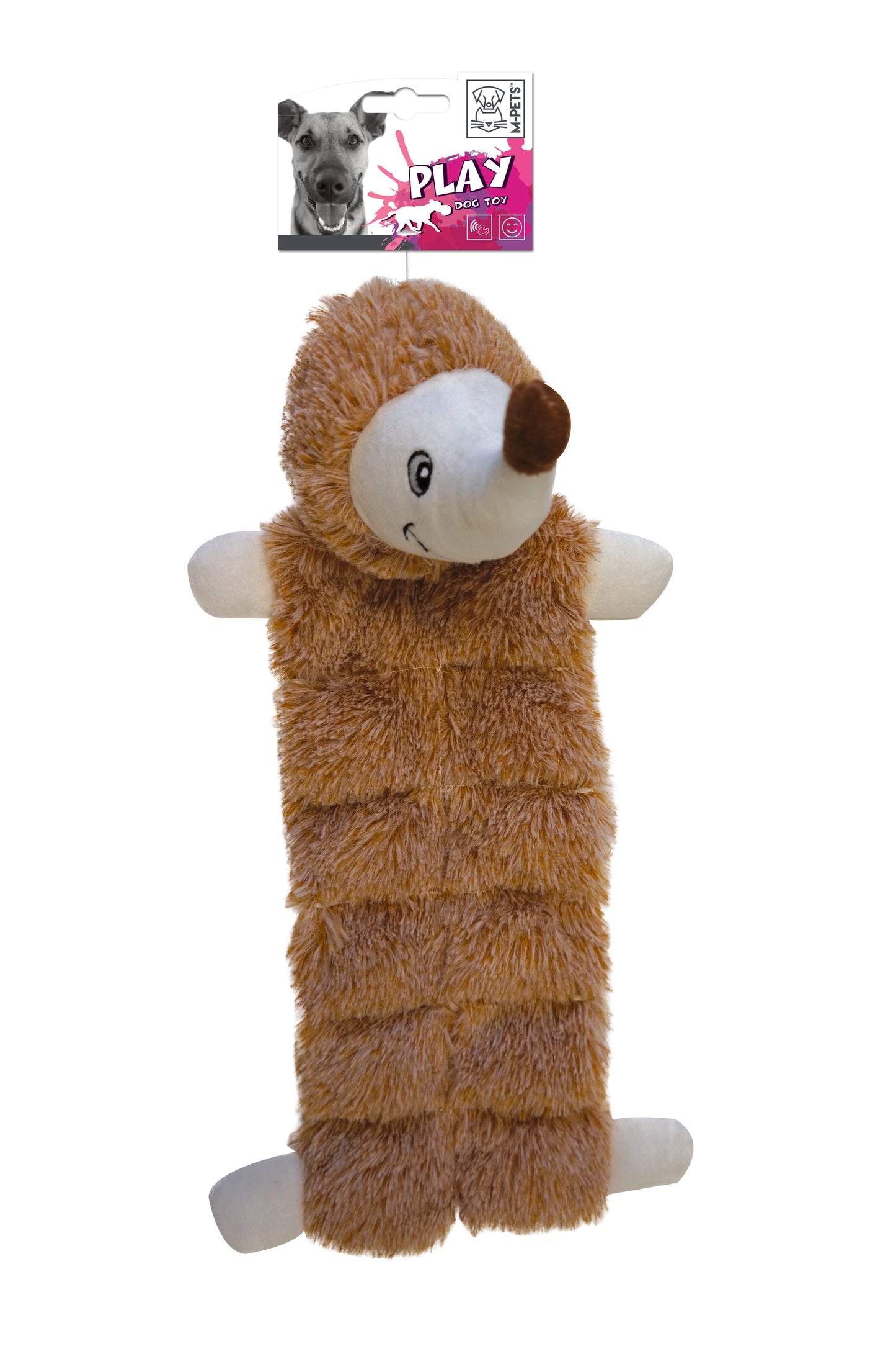 M-PETS Plush Squeaky Dog Toy Collection – Soft Interactive Dog Toys with Squeaker & Crinkle Paper – Plush Fetch & Tug Toys for Dogs – 43 x 20 x 15 cm