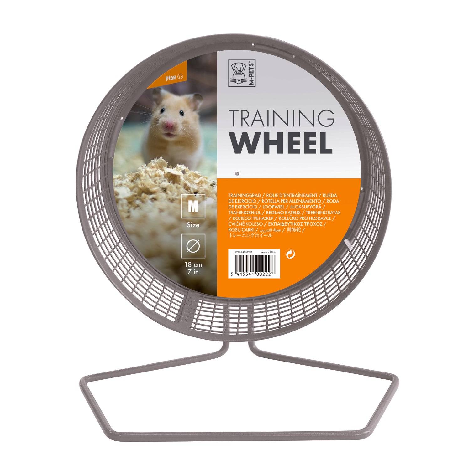 Training Wheel for Small Pets – Silent Exercise Wheel for Hamsters, Mice, Rats & Gerbils