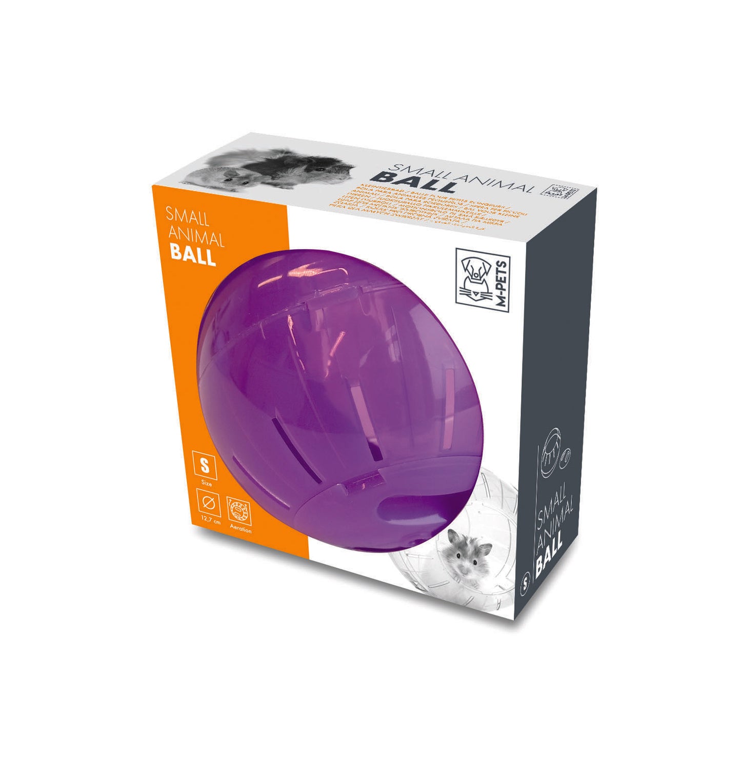 MPETS Mini Hamster Ball, 5-Inch, Purple