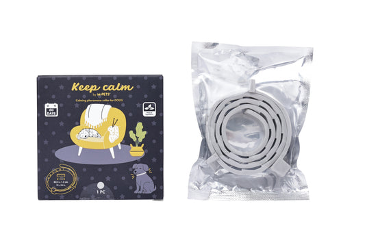 M-PETS Keep Calm Calming Pheromone Collar for Dogs, Anti-Anxiety Collar for Barking, Stress & Separation Anxiety, Up to 60 Days Calming Effect