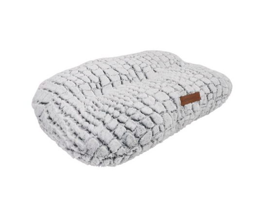 PETBLIS Snake Black and White Oval Bed Cushion