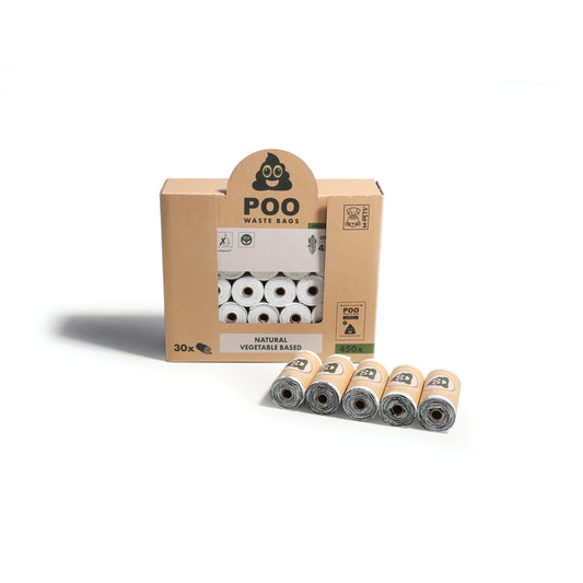 M-PETS POO Dog Waste Bags, 450 Count, Unscented