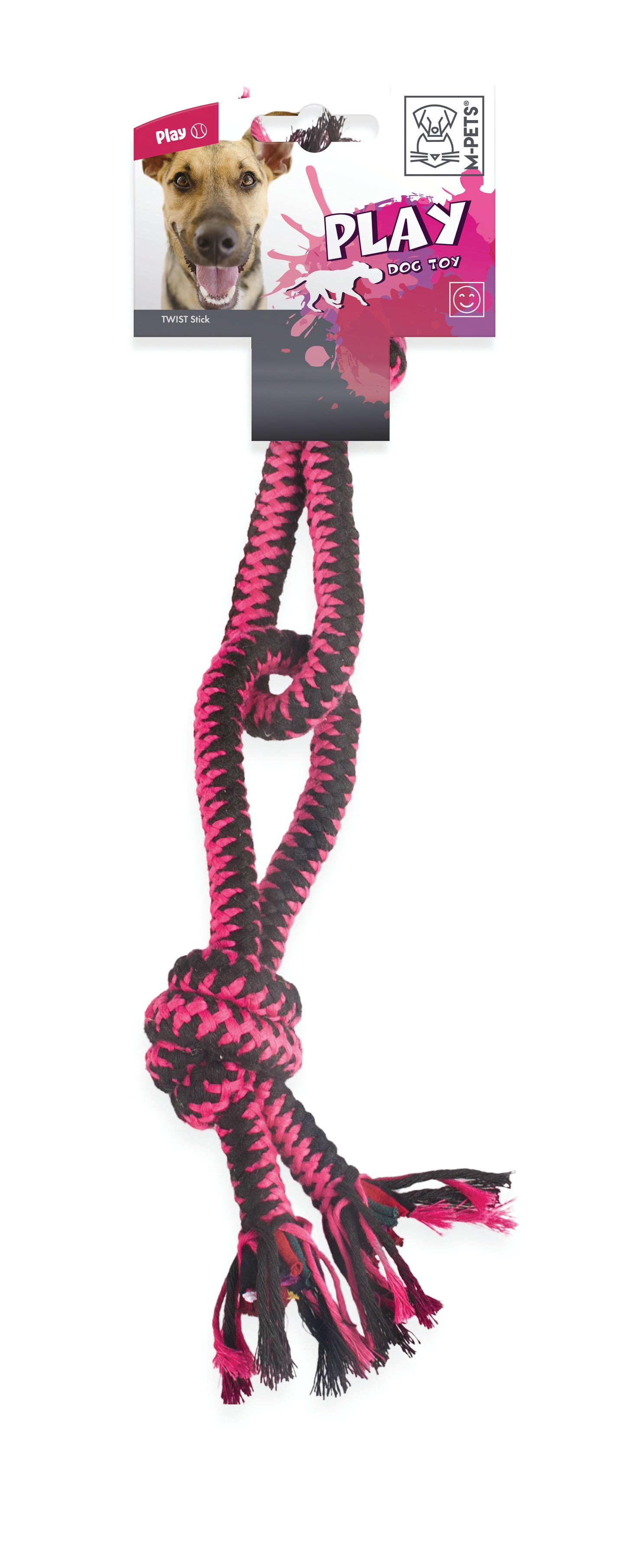 M-PETS TWIST Eight – Durable Cotton Rope Dog Toy