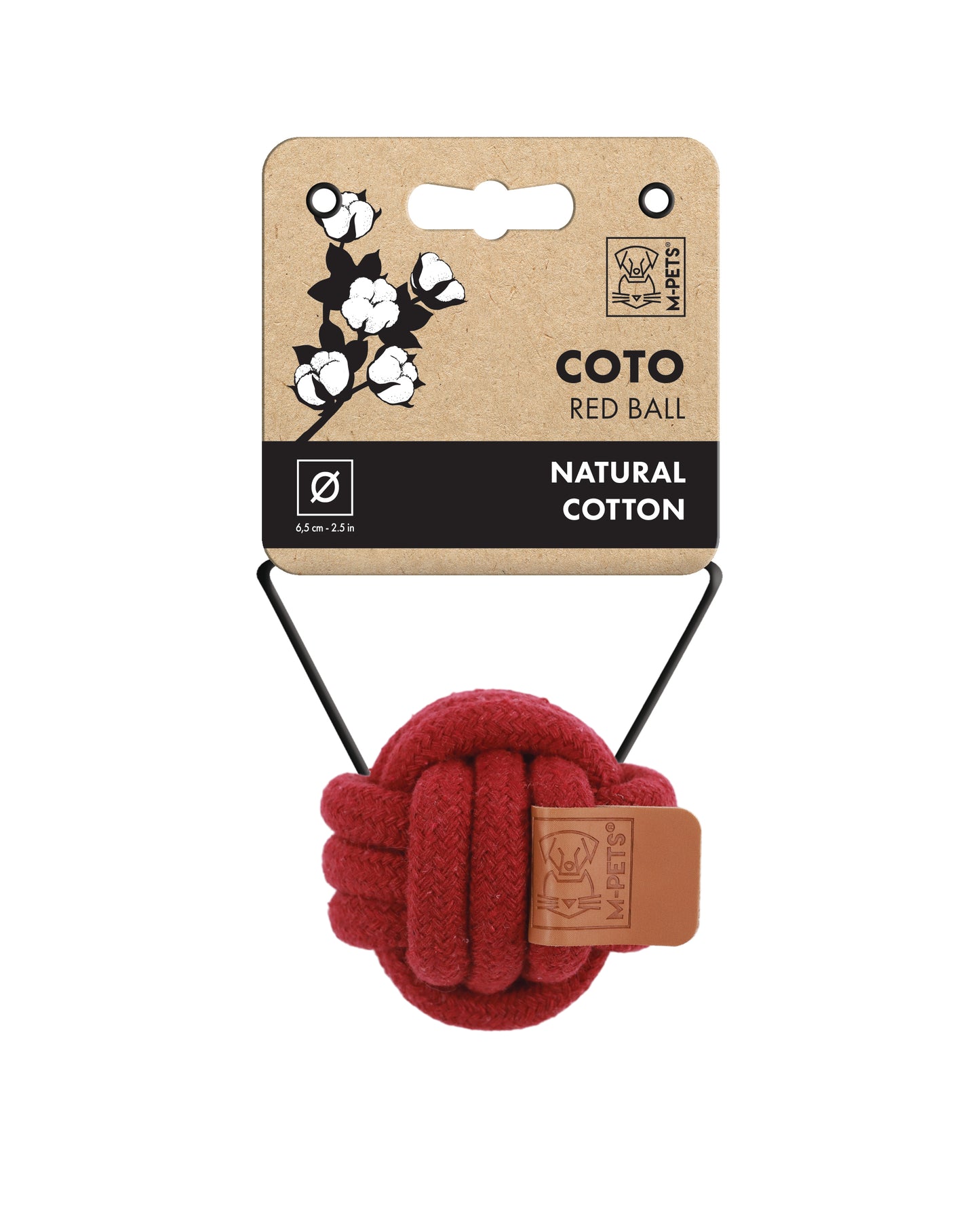 M-PETS COTO Cotton Rope Ball Dog Toy