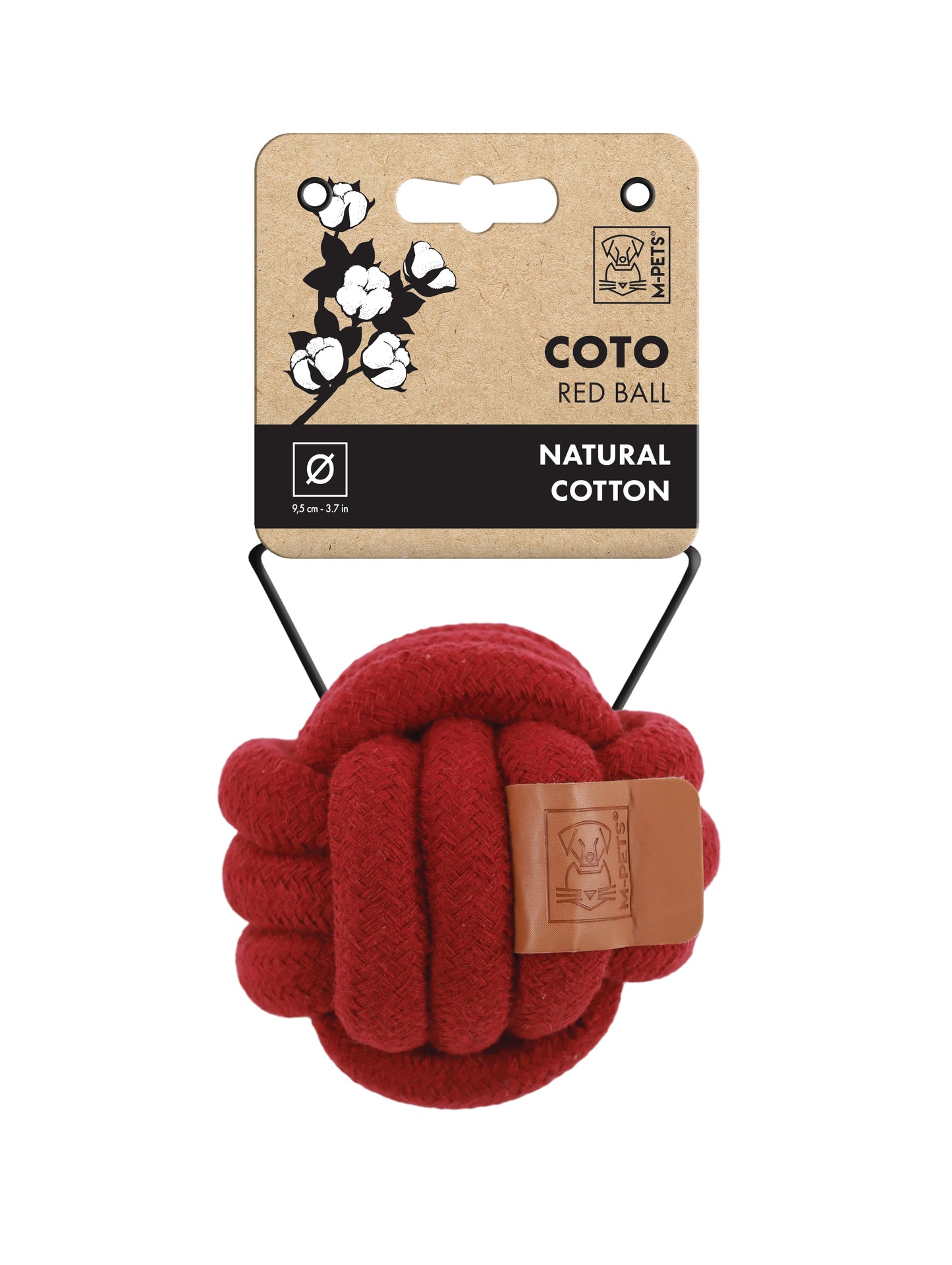 M-PETS COTO Cotton Rope Ball Dog Toy