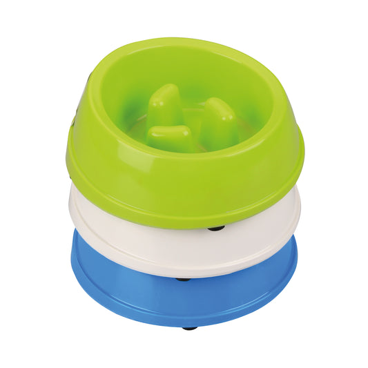 MPETS High-Back Slow-Down Melamine Bowl for Dogs, 250 ml