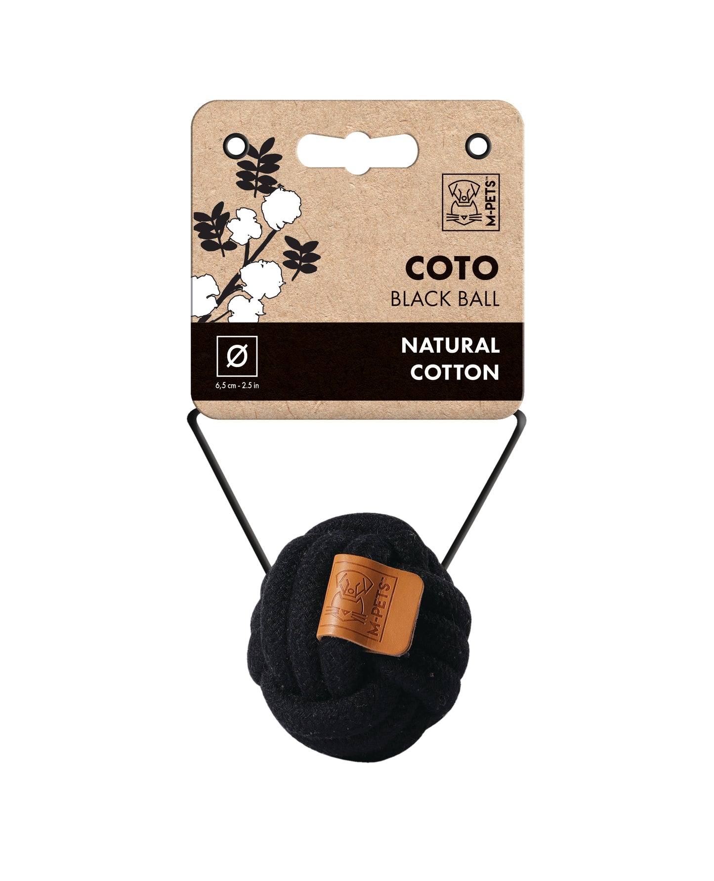 M-PETS COTO Cotton Rope Ball Dog Toy