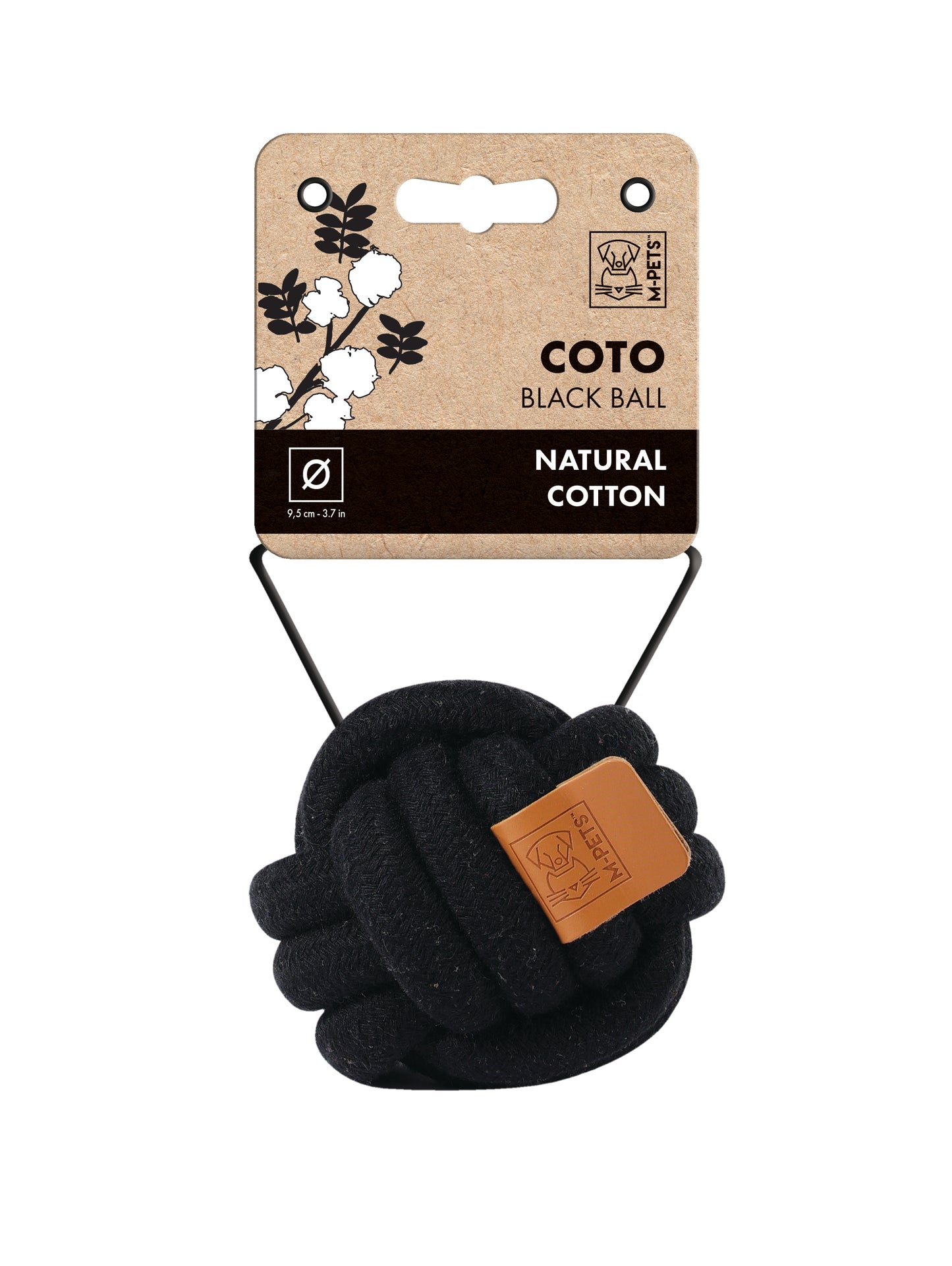M-PETS COTO Cotton Rope Ball Dog Toy