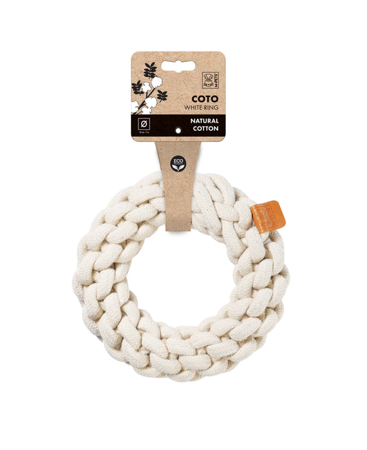 M-PETS COTO Cotton Rope Ring Dog Toy