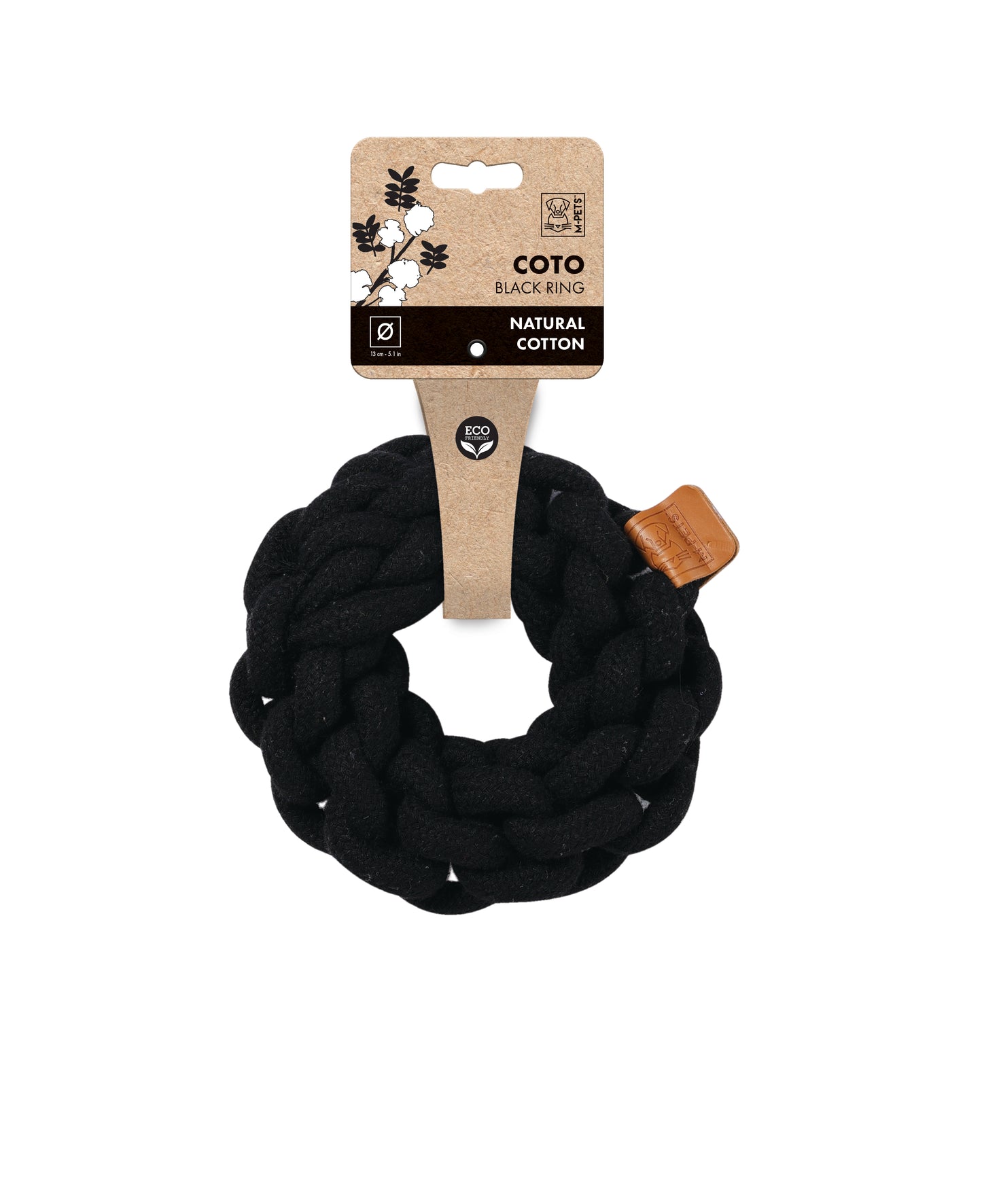 M-PETS COTO Cotton Rope Ring Dog Toy