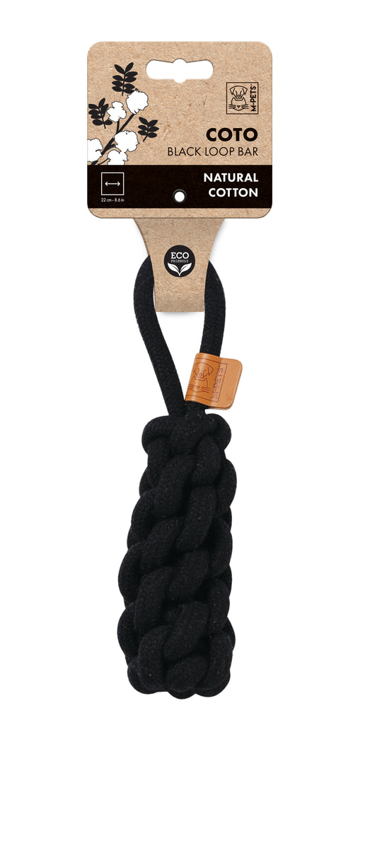 M-PETS COTO Cotton Rope Loop Bar Dog Toy