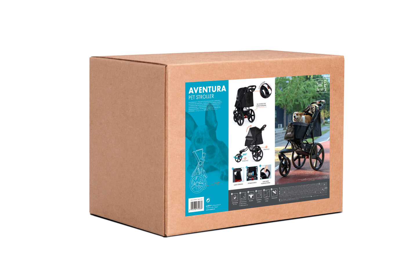 M-PETS Aventura Pet Stroller for Dogs up to 25kg