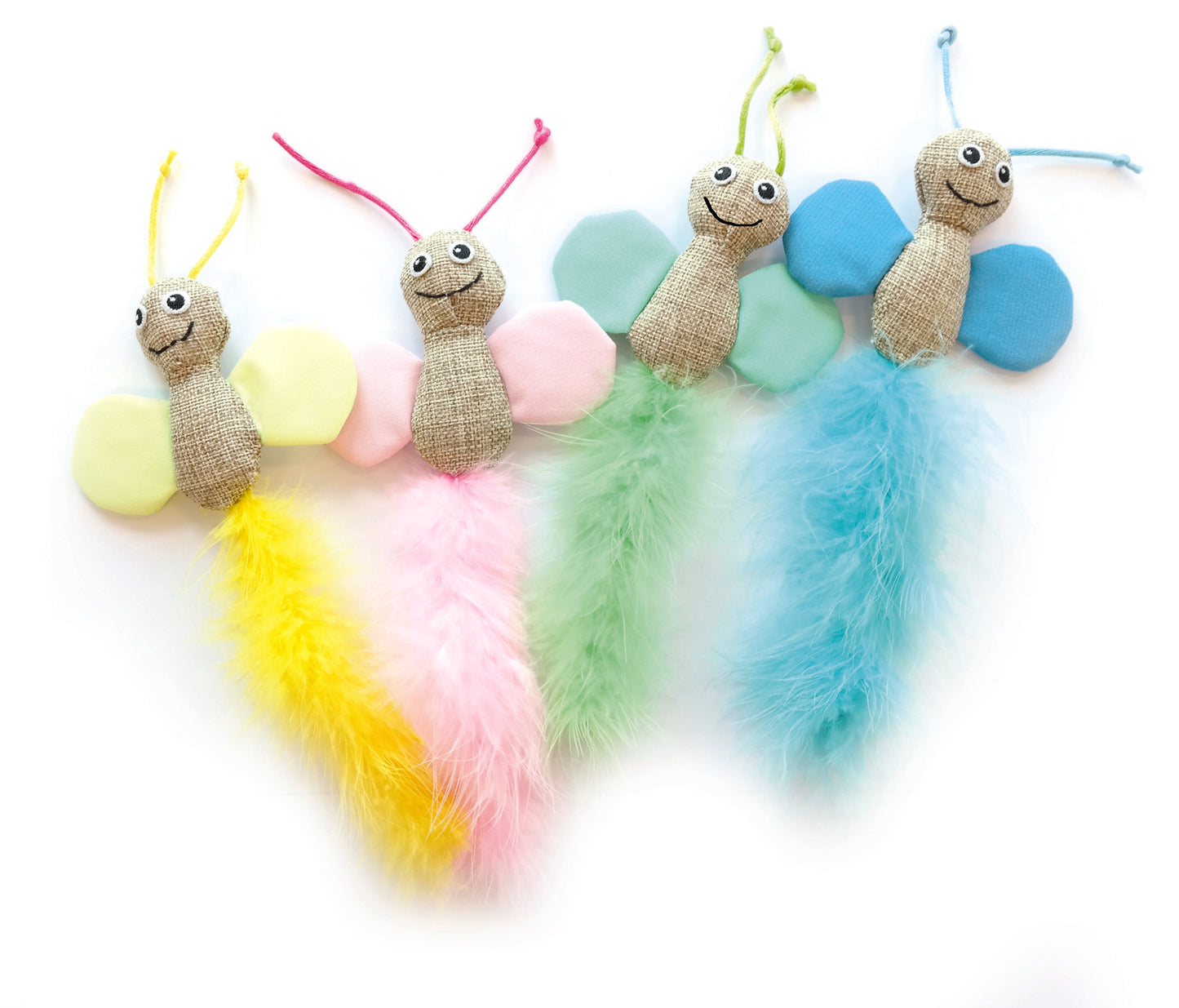 M-PETS Animal Cat Teaser Toy to Inspire Chasing, Jumping, and Hunting Play for Active Cats
