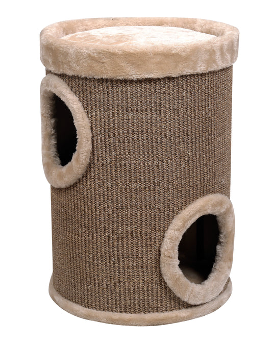 M-PETS ARARAT Cat Tree with Sisal Scratching Post & Plush Condo