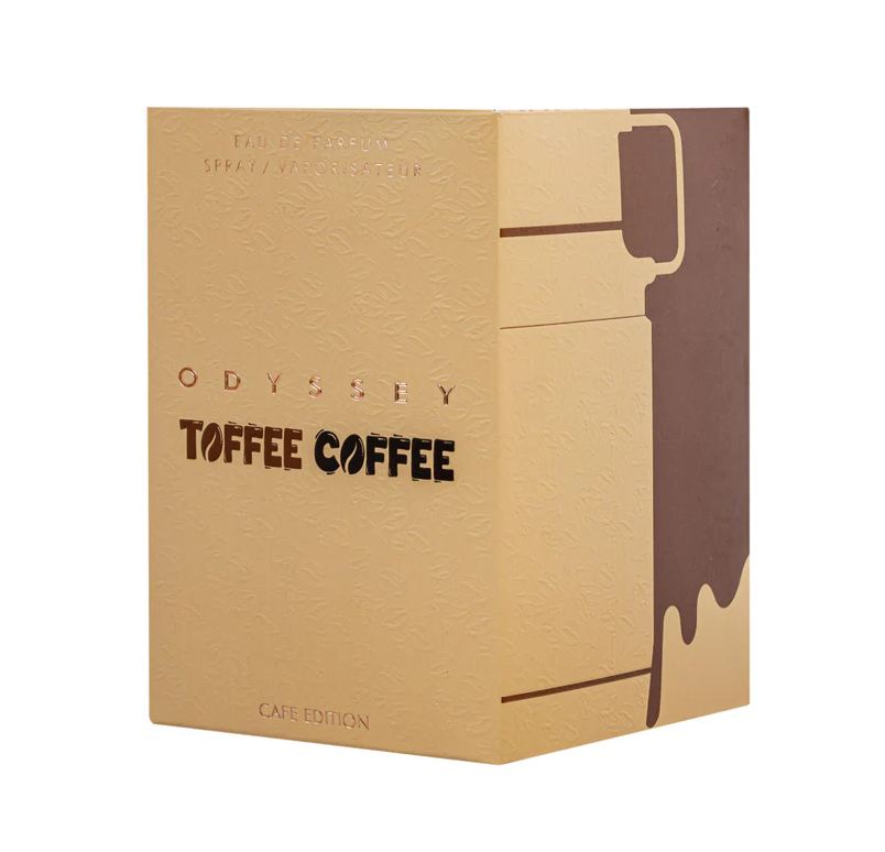 ODYSSEY TOFFEE COFFEE EAU DE PARFUM 100ML / 3.4 OZ – WARM SWEET COFFEE FRAGRANCE