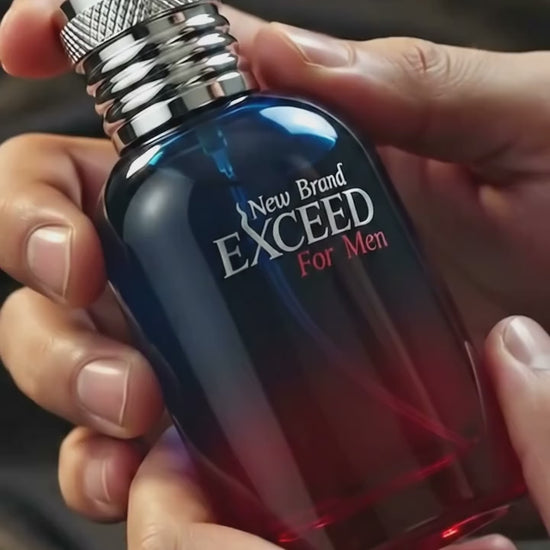 New Brand Exceed For Men Eau de Toilette is a fresh, masculine fragrance that blends vibrant citrus, aromatic spices, and warm woody notes. Designed for the modern man, it offers a clean, confident scent that is perfect for everyday wear and any occasion.